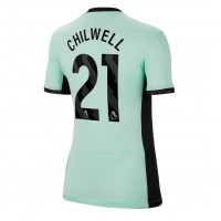 Camisa de time de futebol Chelsea Ben Chilwell #21 Replicas 3º Equipamento Feminina 2023-24 Manga Curta